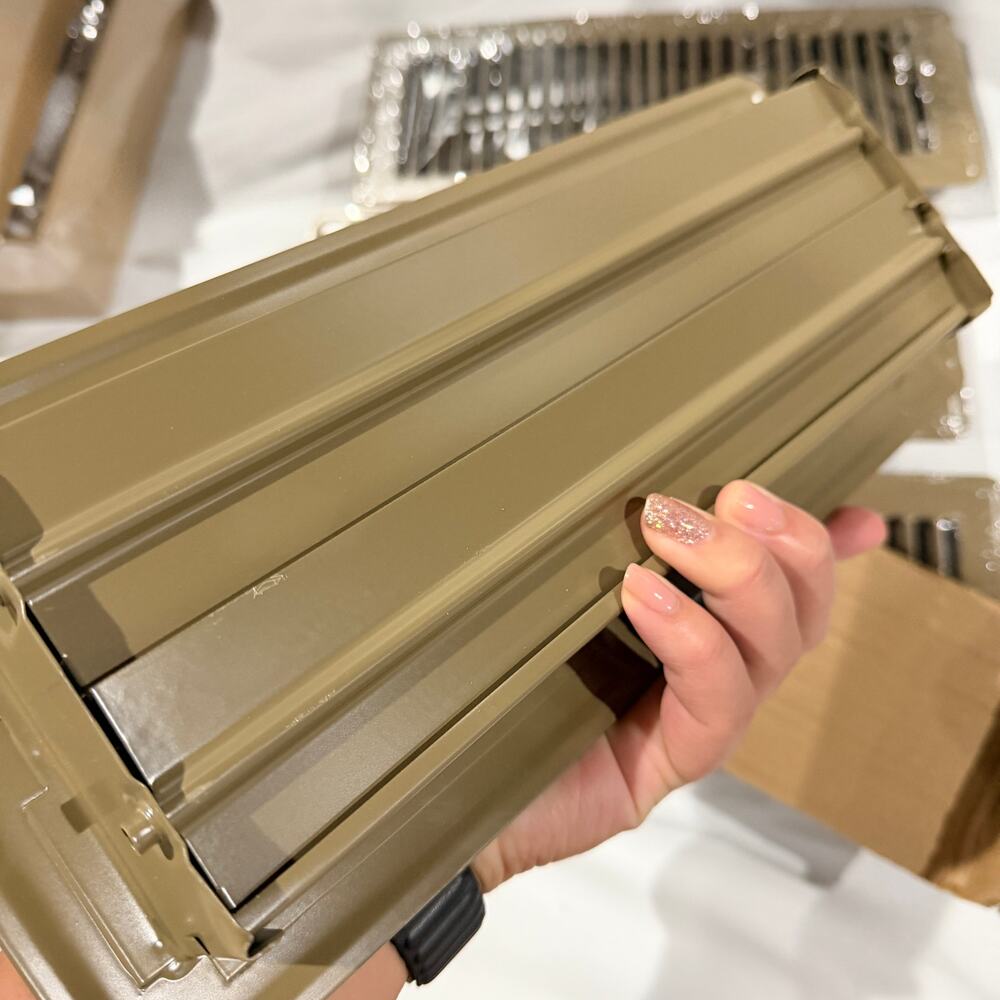 4 Pack Floor Register Vents Covers - 4x12 Brown - Picture 2 of 6